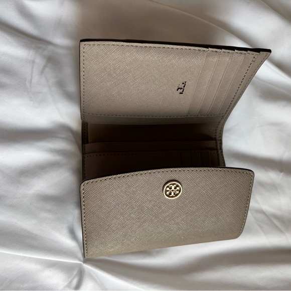 Tory Burch Taupe Leather Wallet - Picture 5 of 13